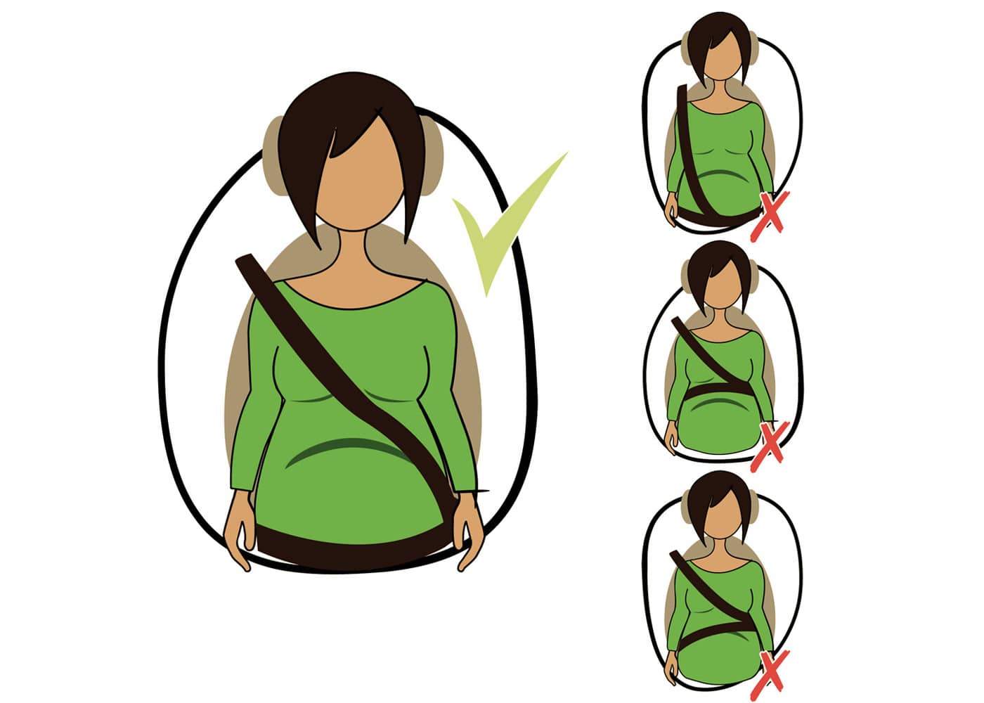ceinture de sécurité grossesse