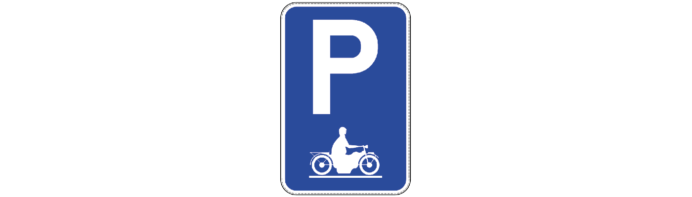 E9i Stationnement réservé aux motocyclettes