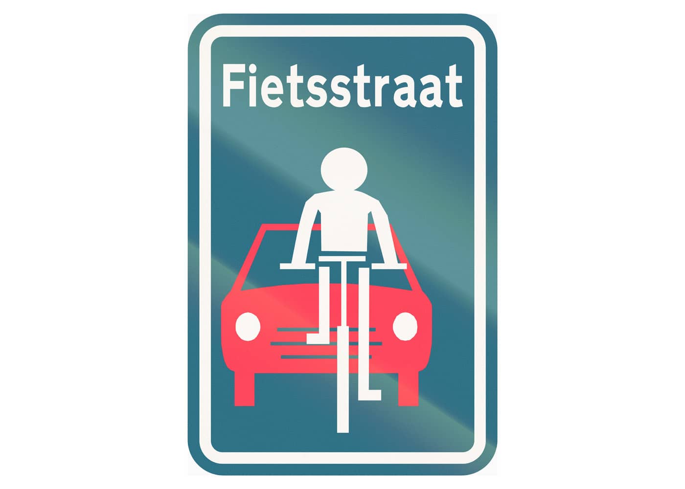 fietsstraat verkeersbord