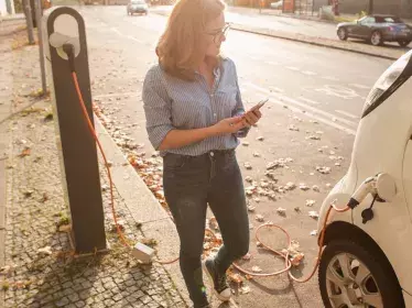 smartphone app chargement voiture électrique